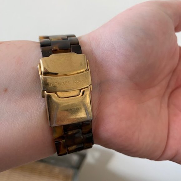 Michael Kors Tortoise Watch main image 3